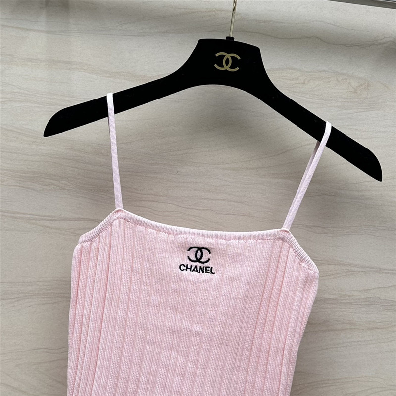 Chanel knitted cardigan + vest set replica clothes