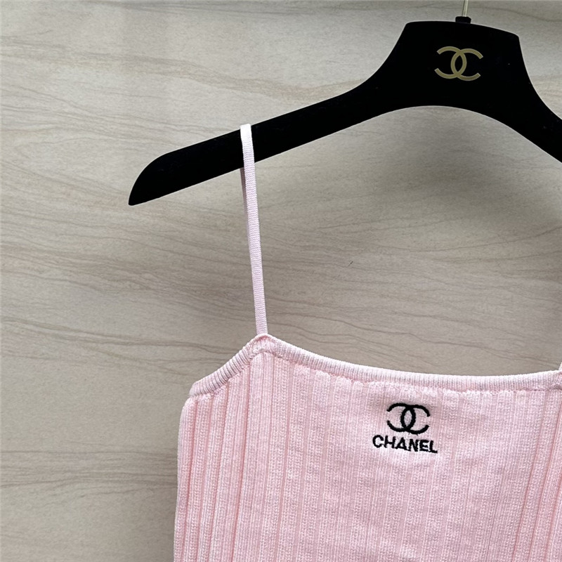 Chanel knitted cardigan + vest set replica clothes