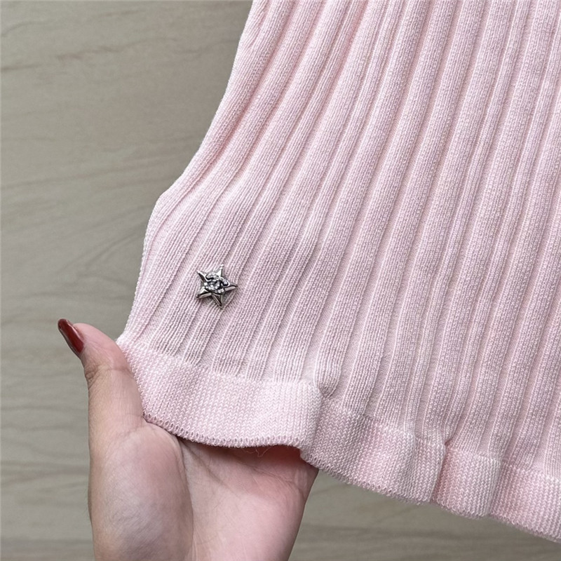 Chanel knitted cardigan + vest set replica clothes