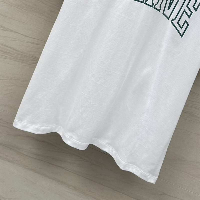 Ce1i*e letter logo printed white t-shirt replica clothing sites