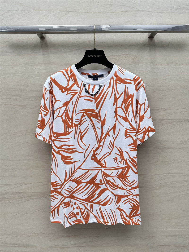 louis vuitton LV printed T-shirts tops replicas clothes