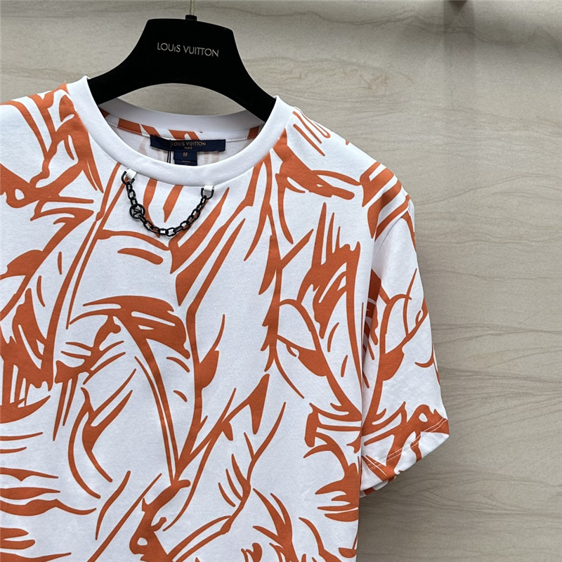 louis vuitton LV printed T-shirts tops replicas clothes