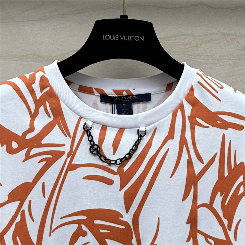 louis vuitton LV printed T-shirts tops replicas clothes