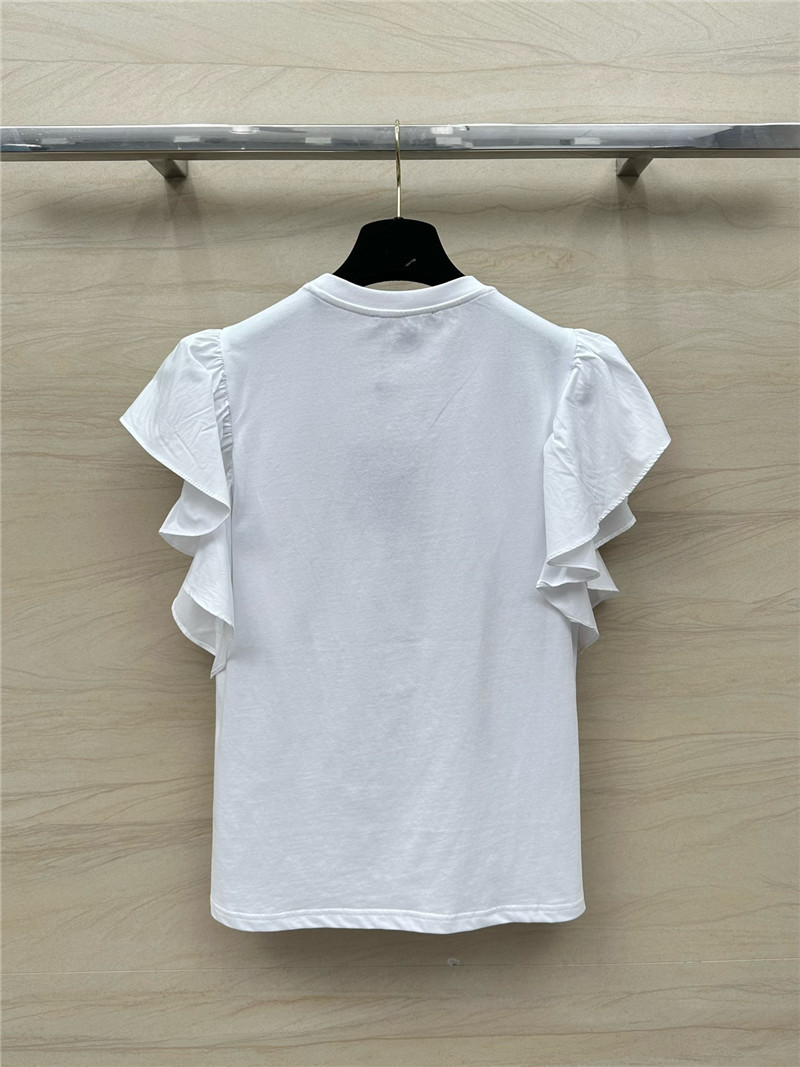 l0vis Vvtt0n women flocked lv t-shirt