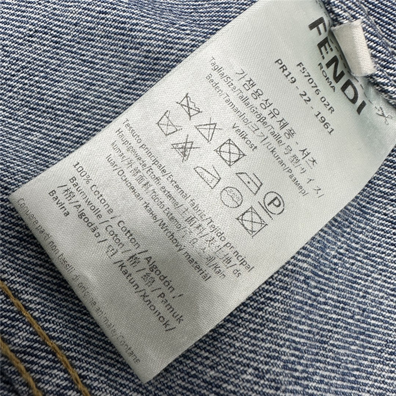 F**di leather patchwork denim skirt replica d&g clothing