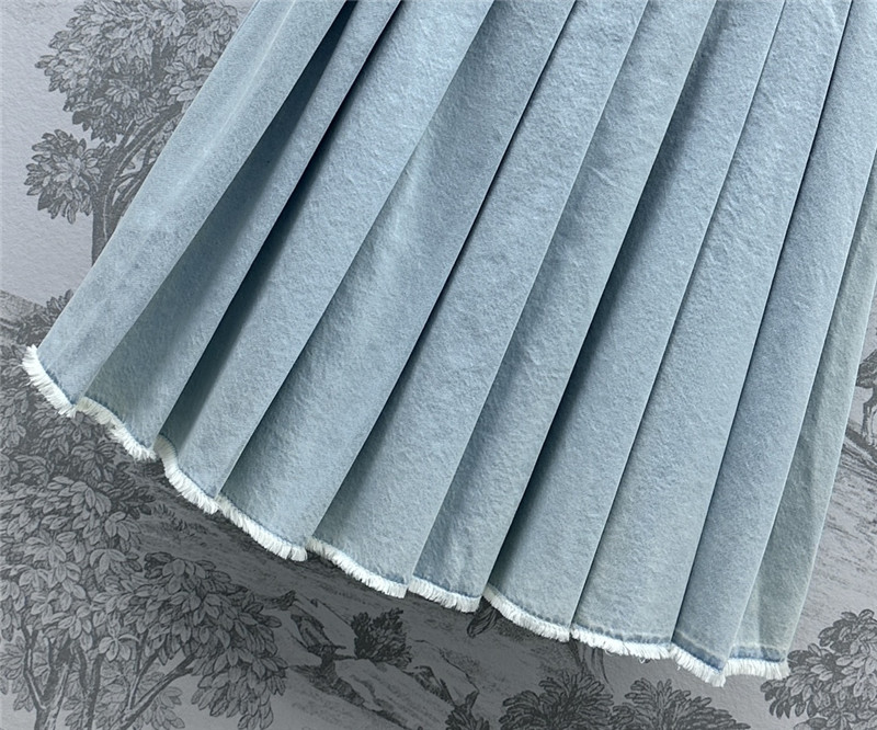 M1um1u embroidered denim skirt replica d&g clothing