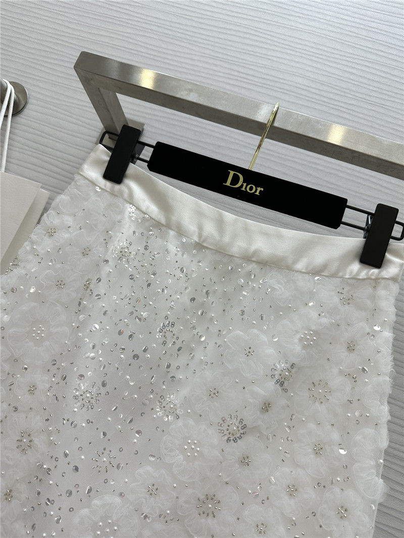 D10r floral sequin lace skirt replica d&g clothing