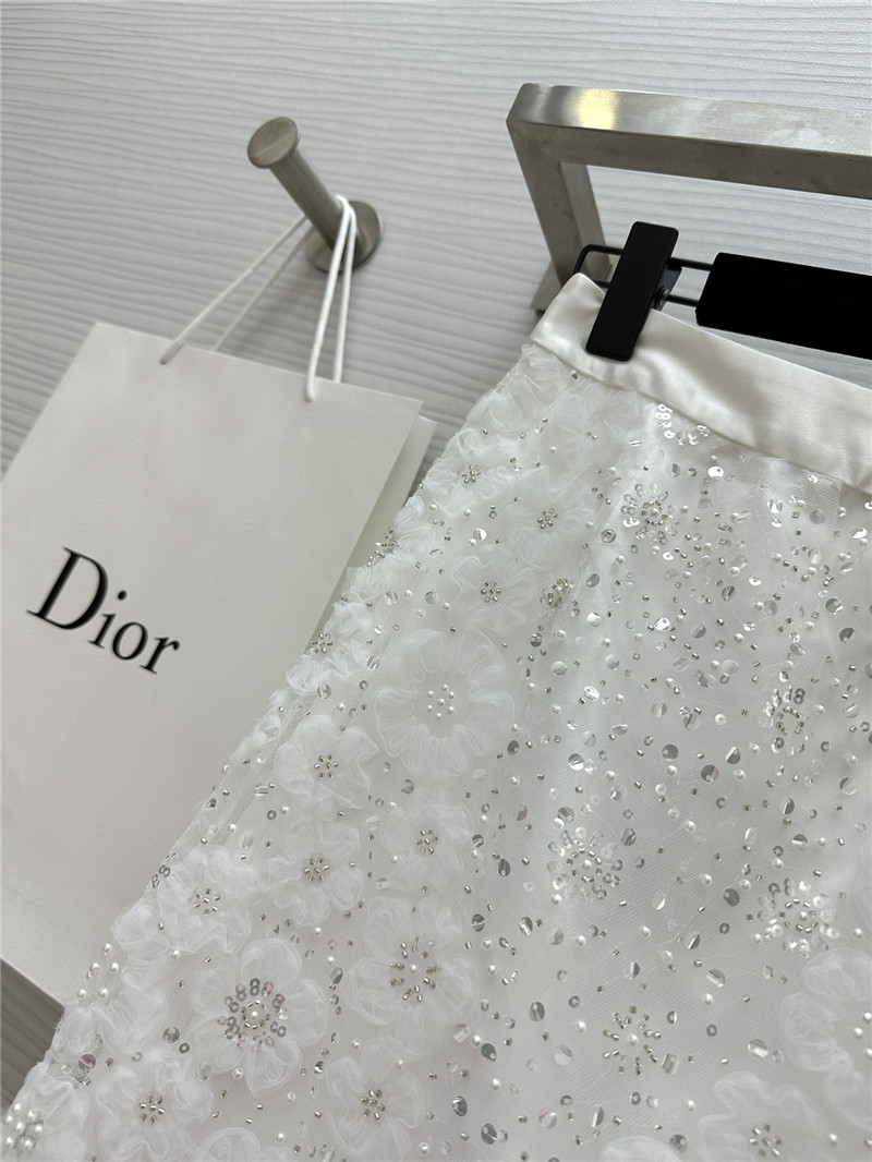 D10r floral sequin lace skirt replica d&g clothing
