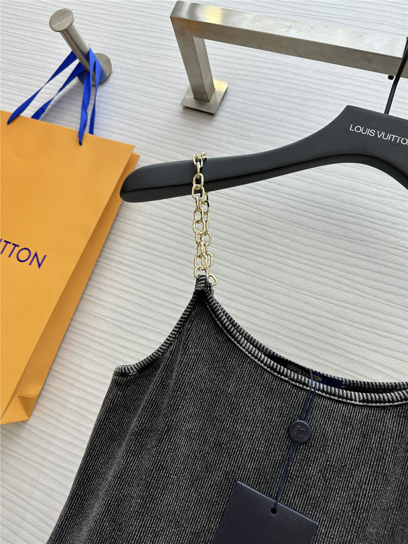 louis vuitton LV distressed suspender skirt replicas clothes