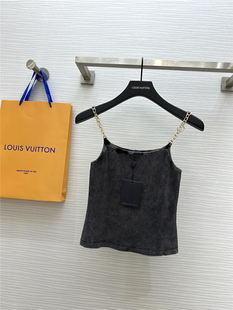 louis vuitton LV distressed tank top replica d&g clothing