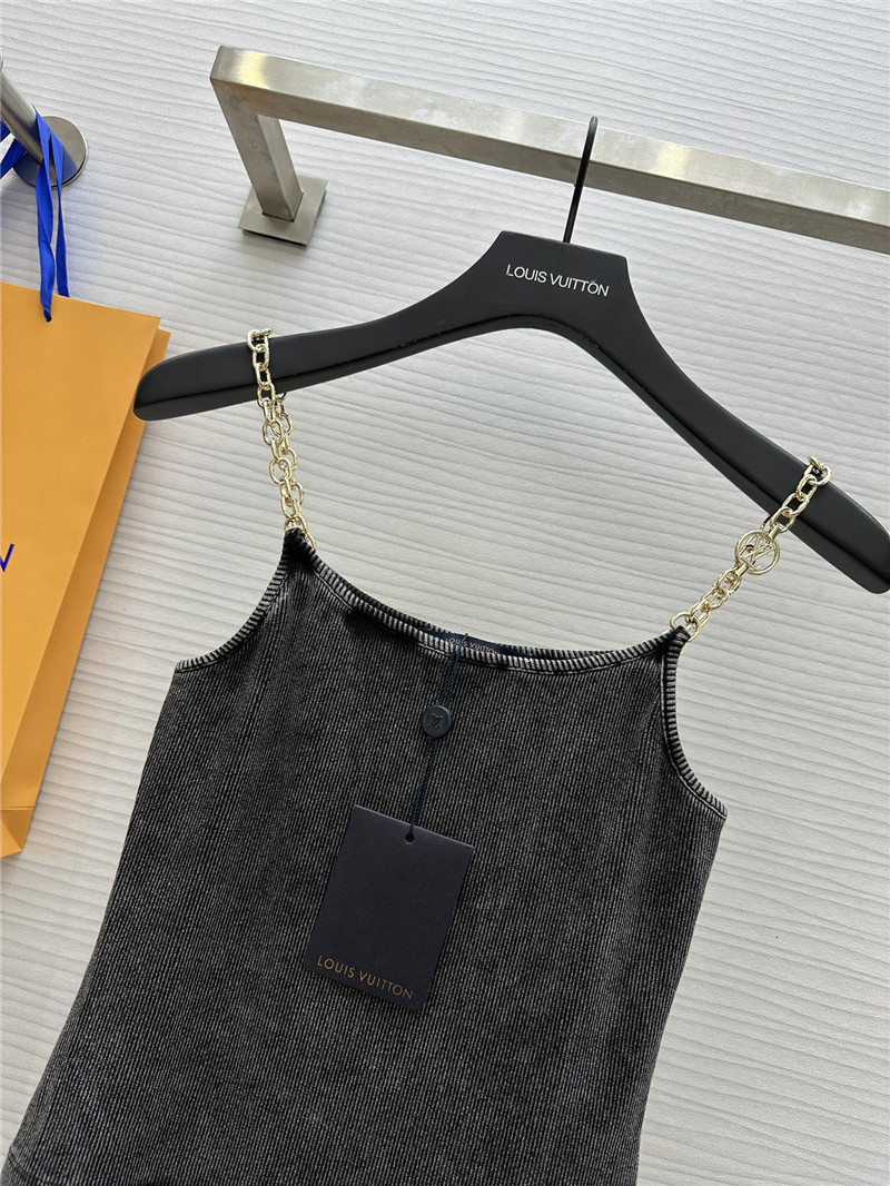 louis vuitton LV distressed tank top replica d&g clothing
