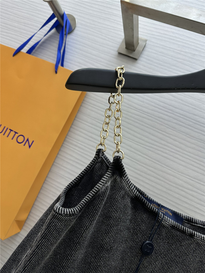 louis vuitton LV distressed tank top replica d&g clothing