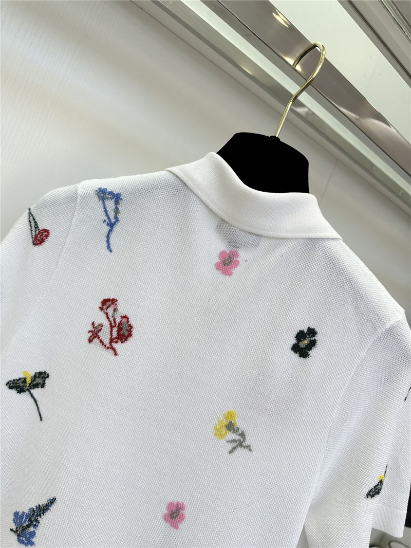 Ch**el knitted polo collar dress replica clothes