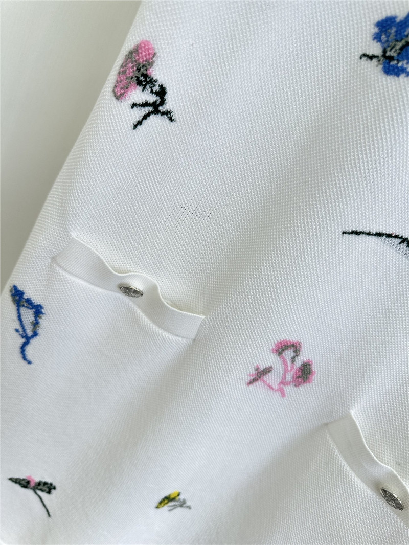 Ch**el knitted polo collar dress replica clothes