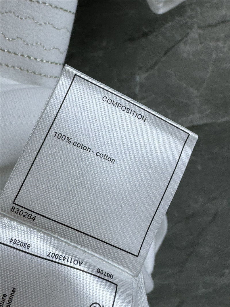 Ch**el fish embroidered t-shirt replica d&g clothing