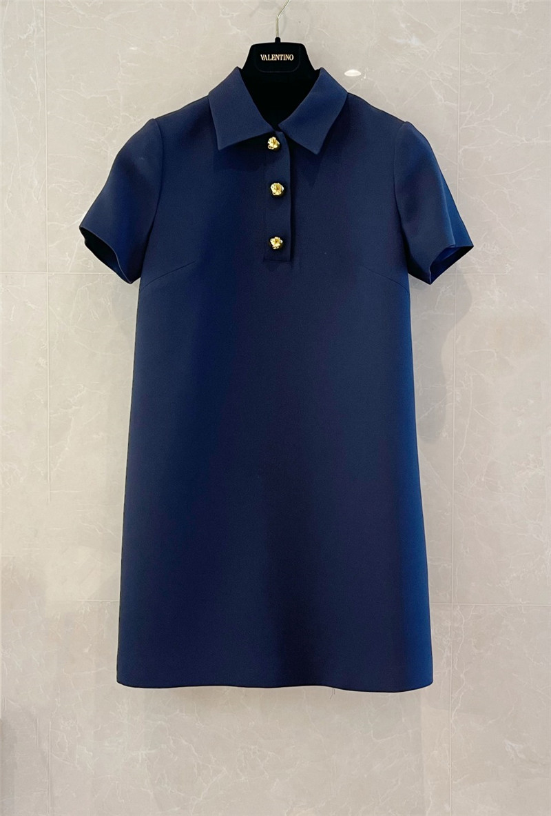 valentino custom-woven silk wool dress replica clothes