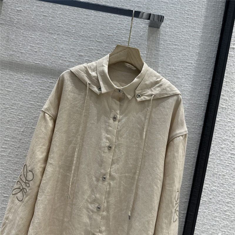 L0ew* womens hooded shirts