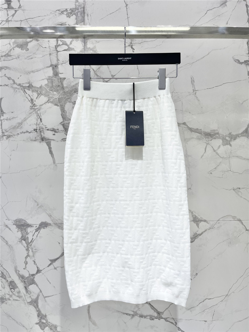 Fendi jacquard high waist hip skirt replica designer clothes