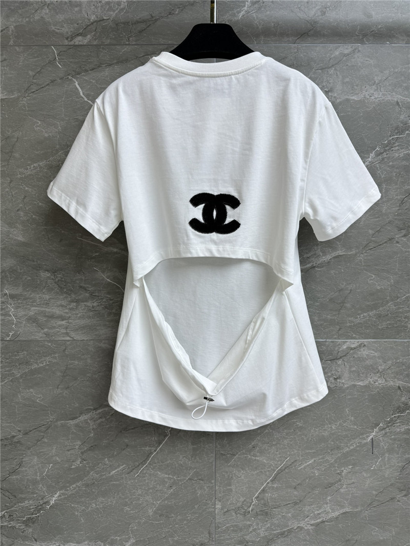 Chanel drawstring waist T-shirt replica designer clothes