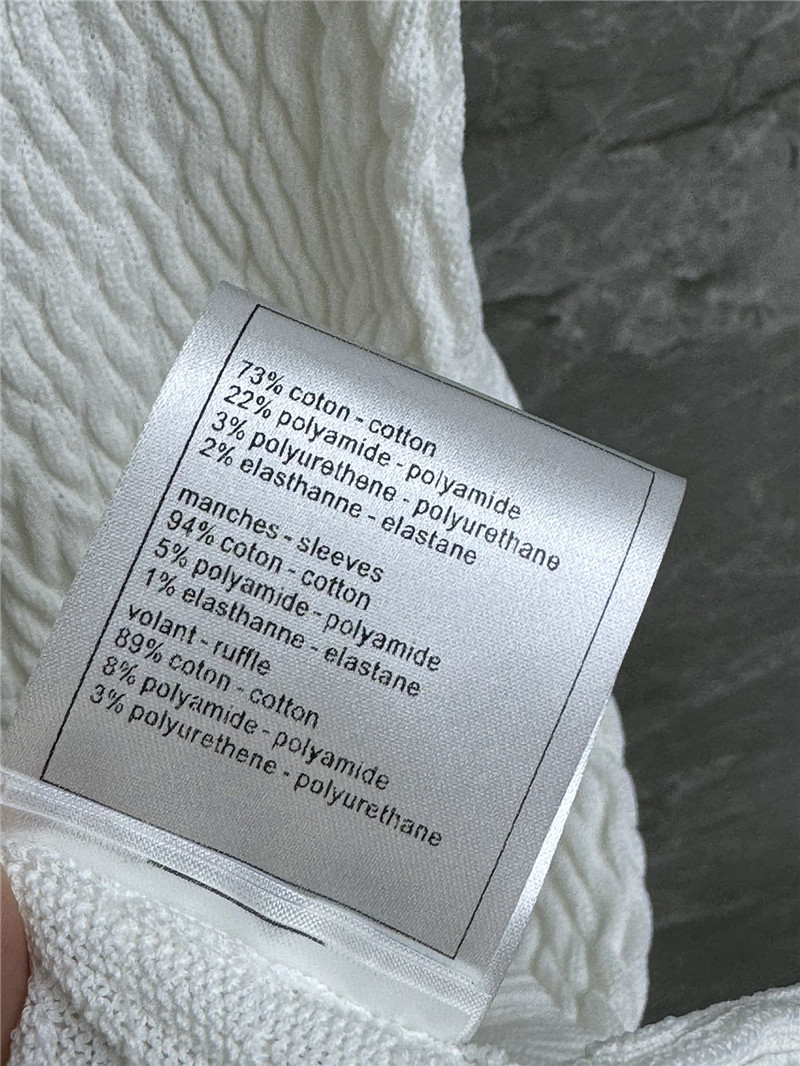 Chanel ruffled knitted skirt replica clothes