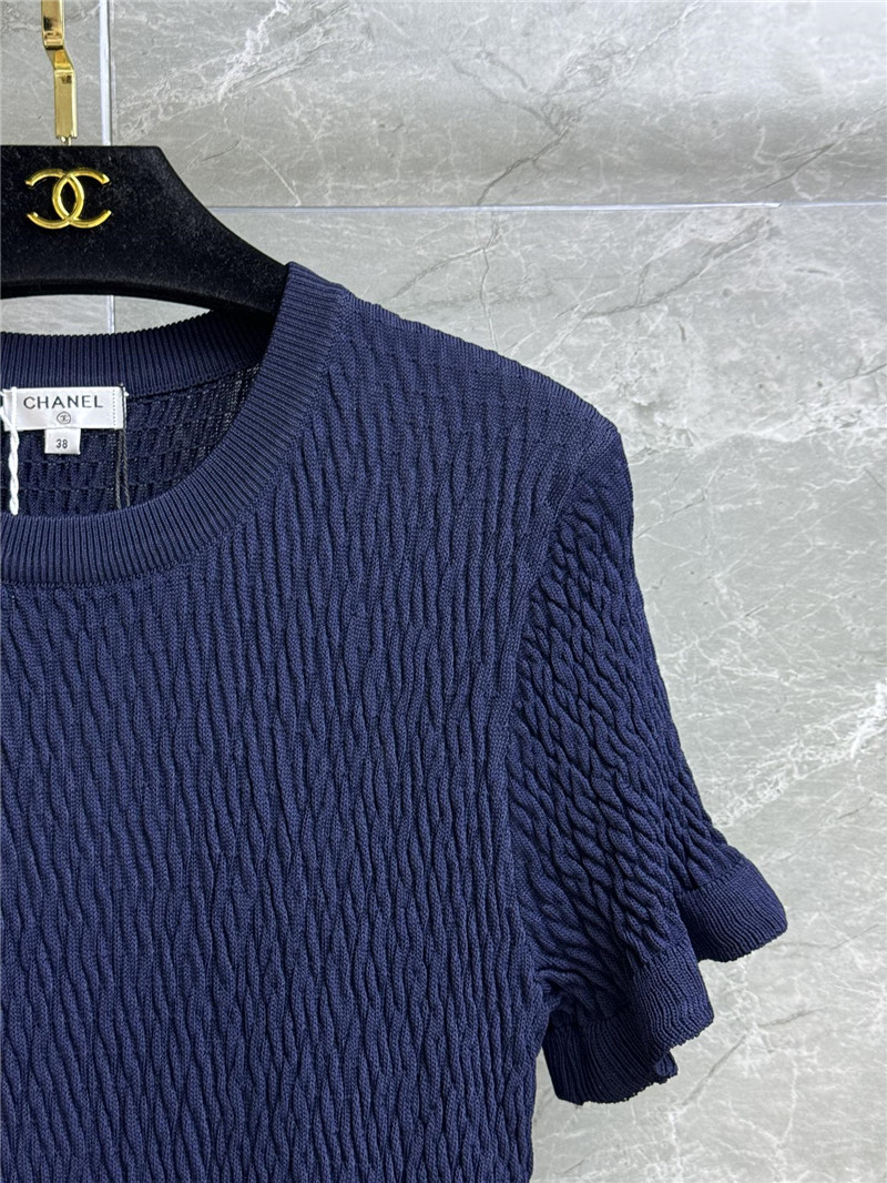 Ch**el ruffled knitted skirt replica clothes