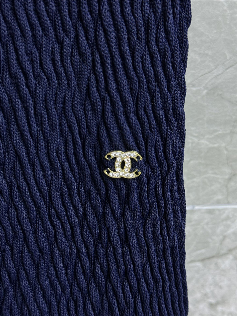 Ch**el ruffled knitted skirt replica clothes