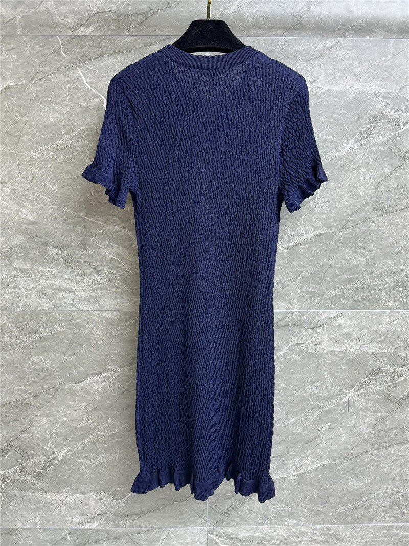 Ch**el ruffled knitted skirt replica clothes