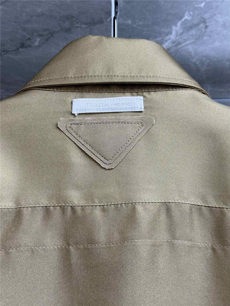 Pra*a gradient silk shirt gradient silk shirt