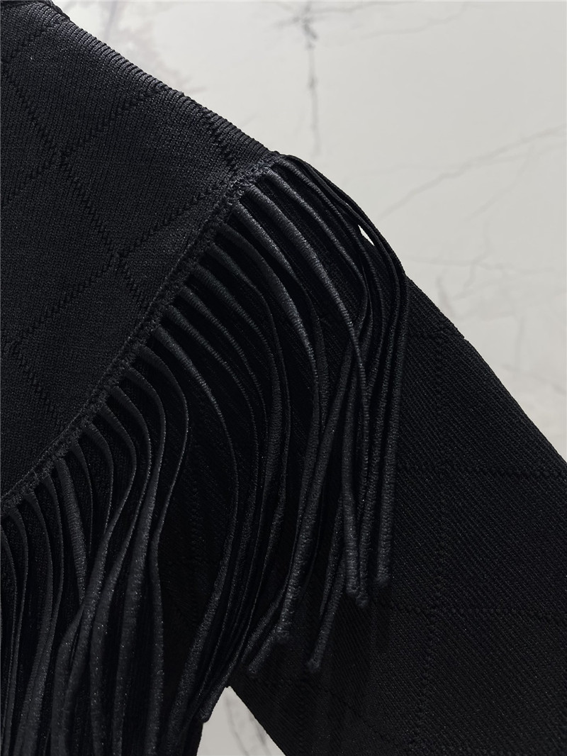 Balmain round neck button-down knit dress replica clothing sites