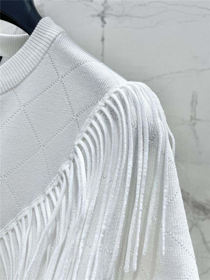 Balmain round neck button-down knit dress replica clothing sites