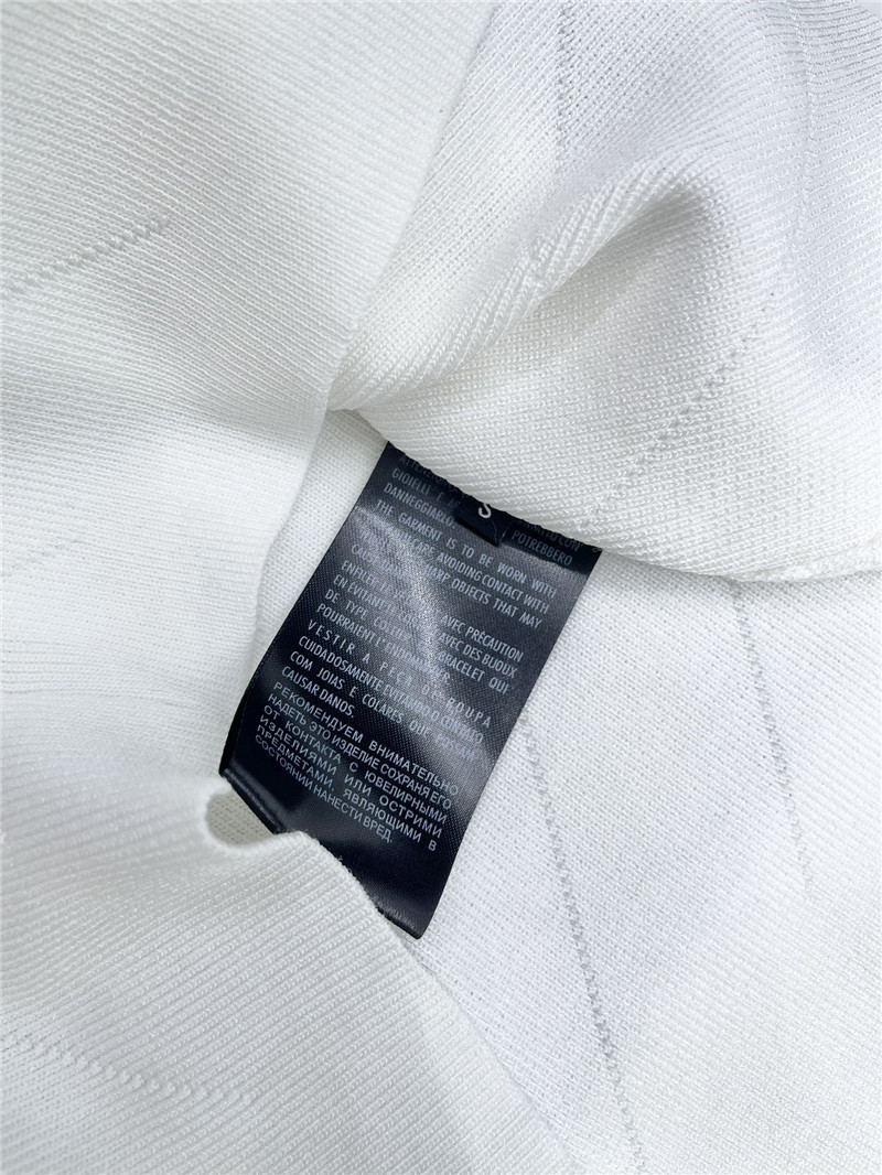 Balmain round neck button-down knit dress replica clothing sites