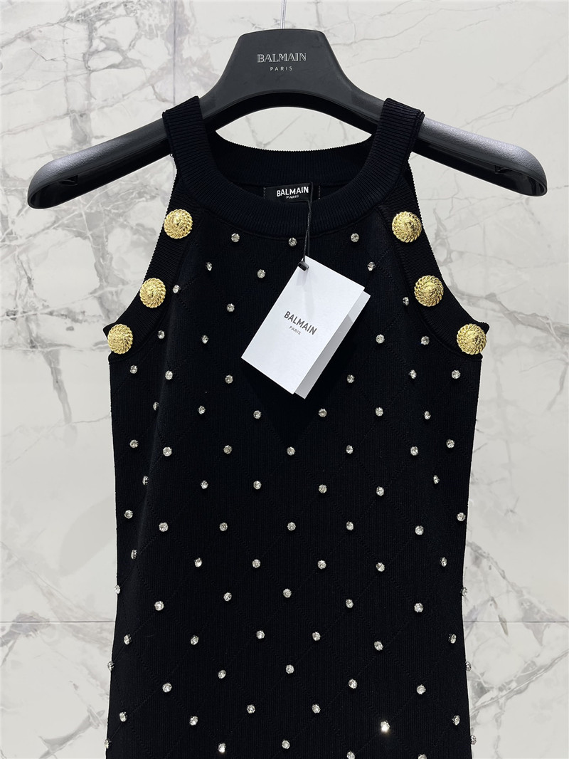 Balmain slim waist knitted dress replica designer clothes