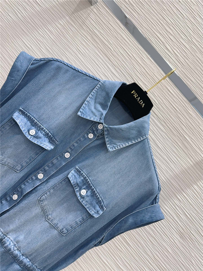 prada vintage denim dress replica designer clothes