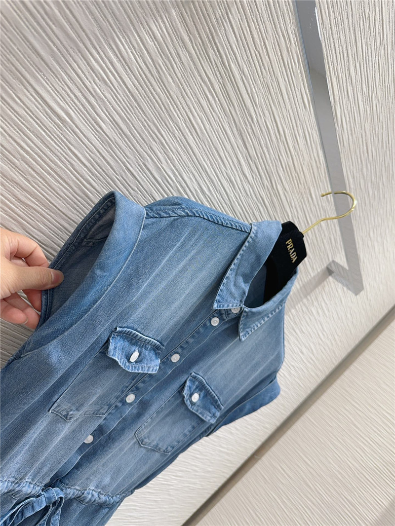 prada vintage denim dress replica designer clothes