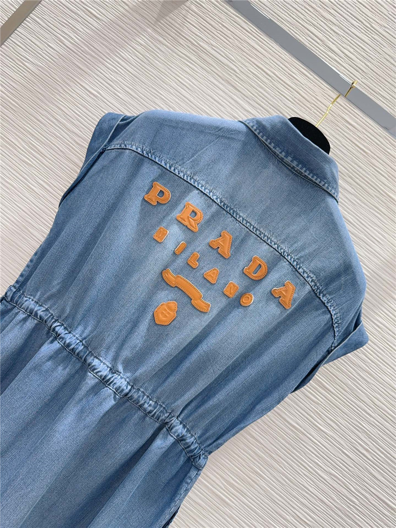 prada vintage denim dress replica designer clothes