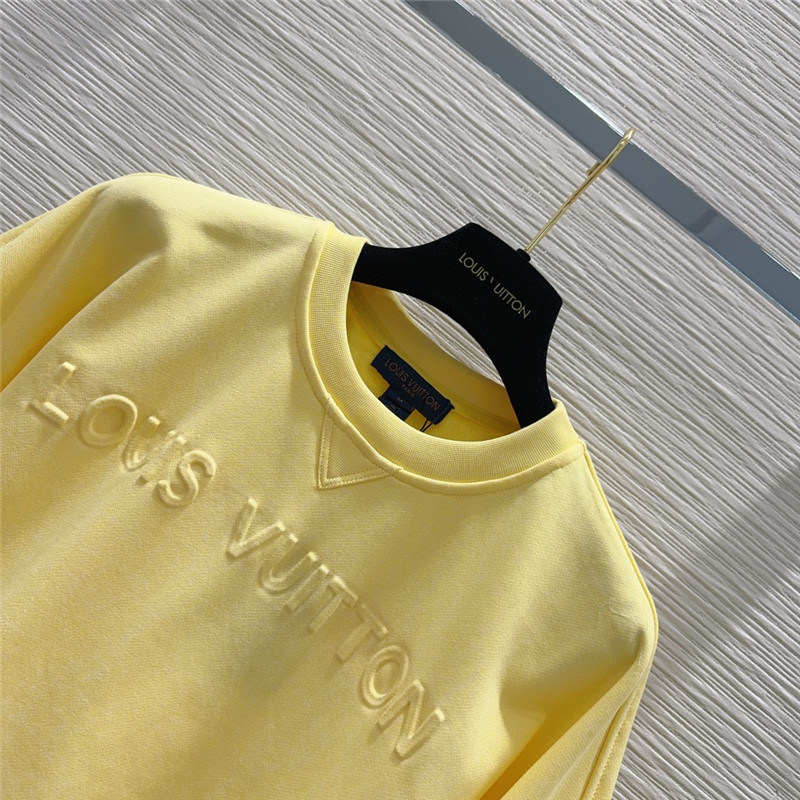 louis vuitton LV five-quarter sleeve top + shorts set replica clothes