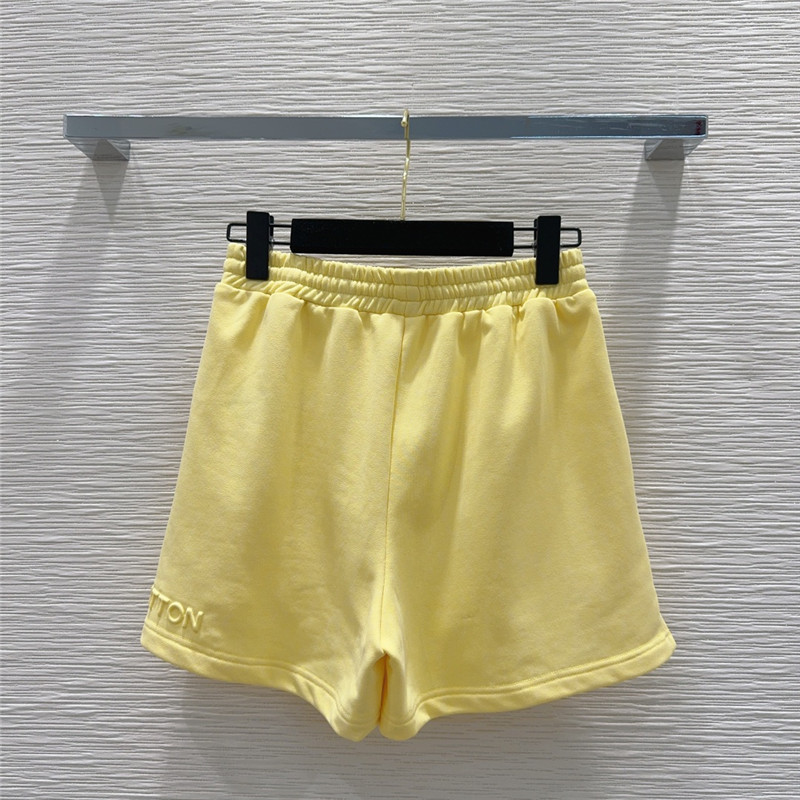 louis vuitton LV five-quarter sleeve top + shorts set replica clothes