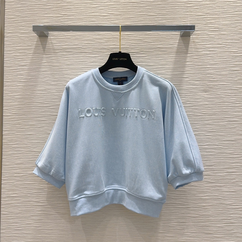 l0vis Vvtt0n lv five-quarter sleeve top + shorts set replica clothes