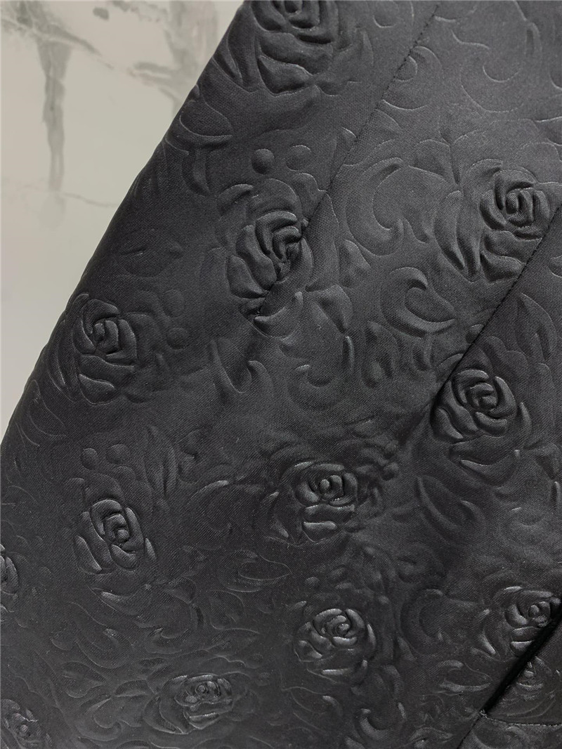 YSL camellia embossed high waist shorts replica d&g clothing