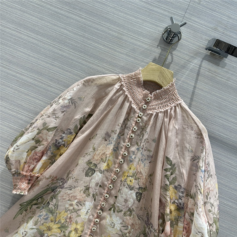 zimm high-end silk and linen shirt replica d&g clothing