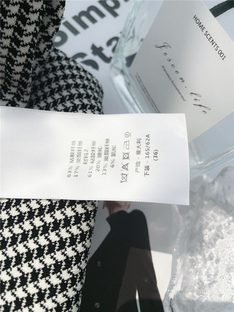 D10r houndstooth skirt replica d&g clothing