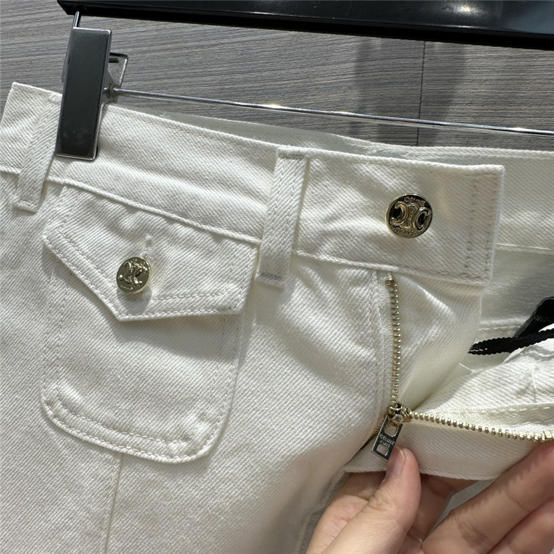 Ce1i*e washed denim mini skirt replica clothes