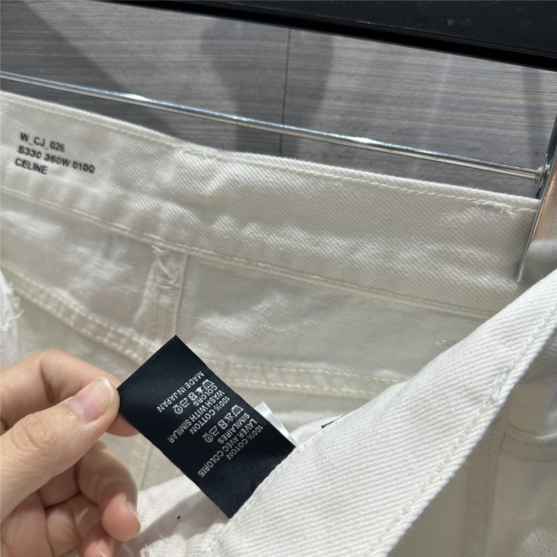 Ce1i*e washed denim mini skirt replica clothes