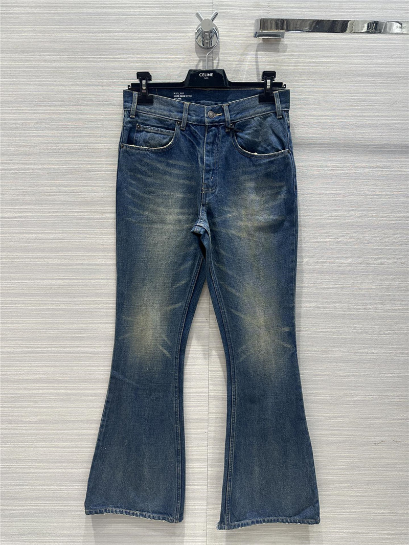 Ce1i*e low waist flared long jeans replicas clothes