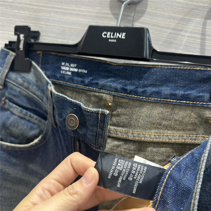 Ce1i*e low waist flared long jeans replicas clothes