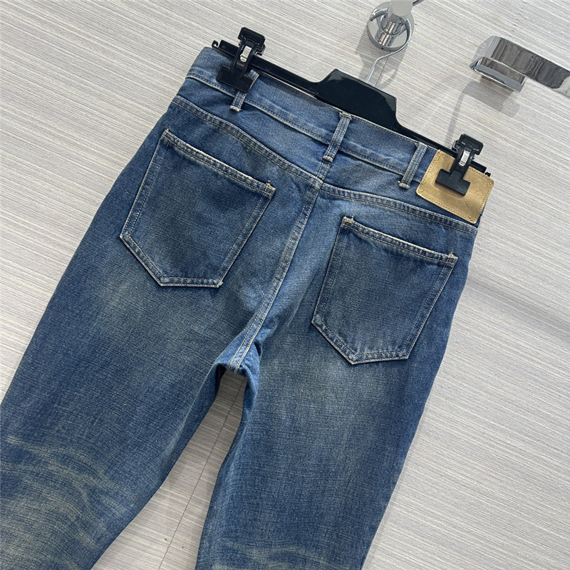 Ce1i*e low waist flared long jeans replicas clothes