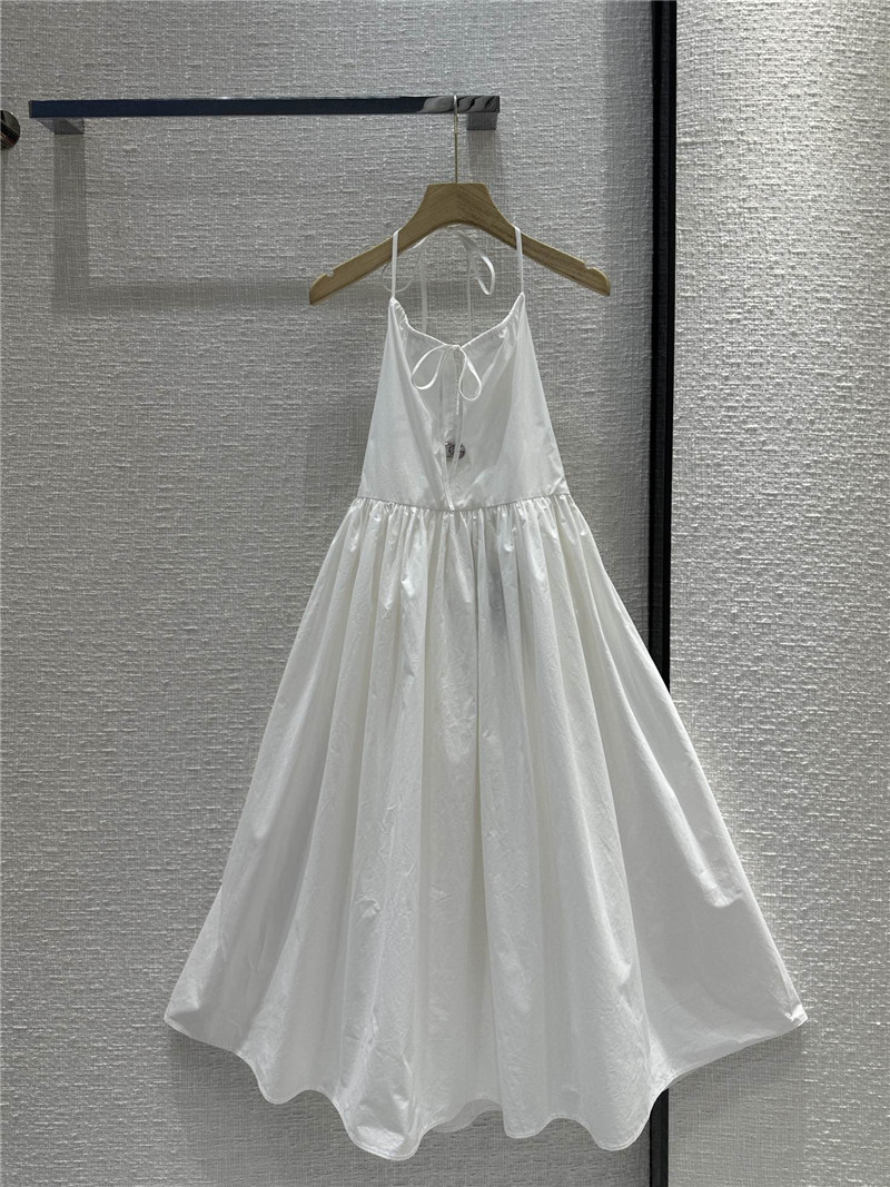 Dolce & Gabbana d&g backless white dress replica clothing