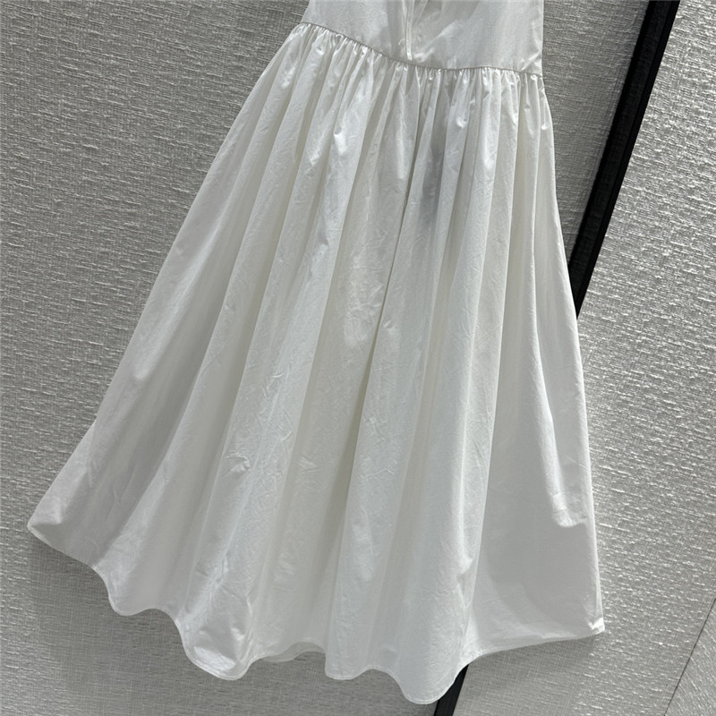 Dolce & Gabbana d&g backless white dress replica clothing