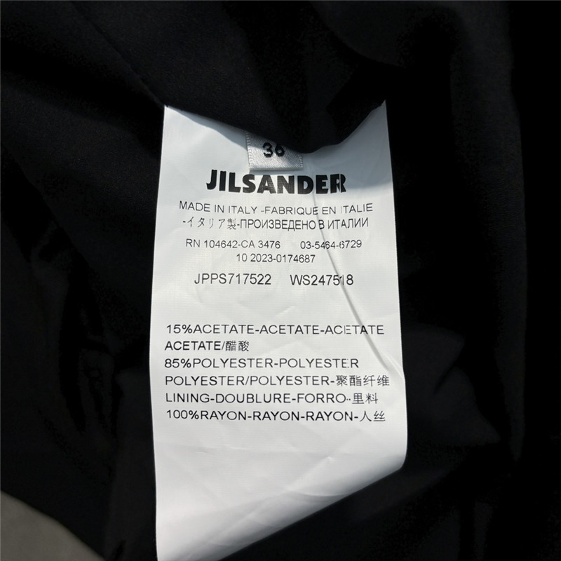 jil sander waist simple dress replica clothes