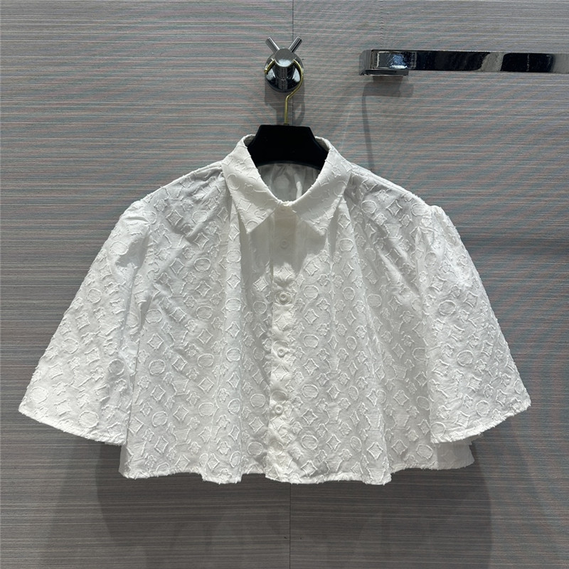 louis vuitton LV jacquard shirt replica clothing sites